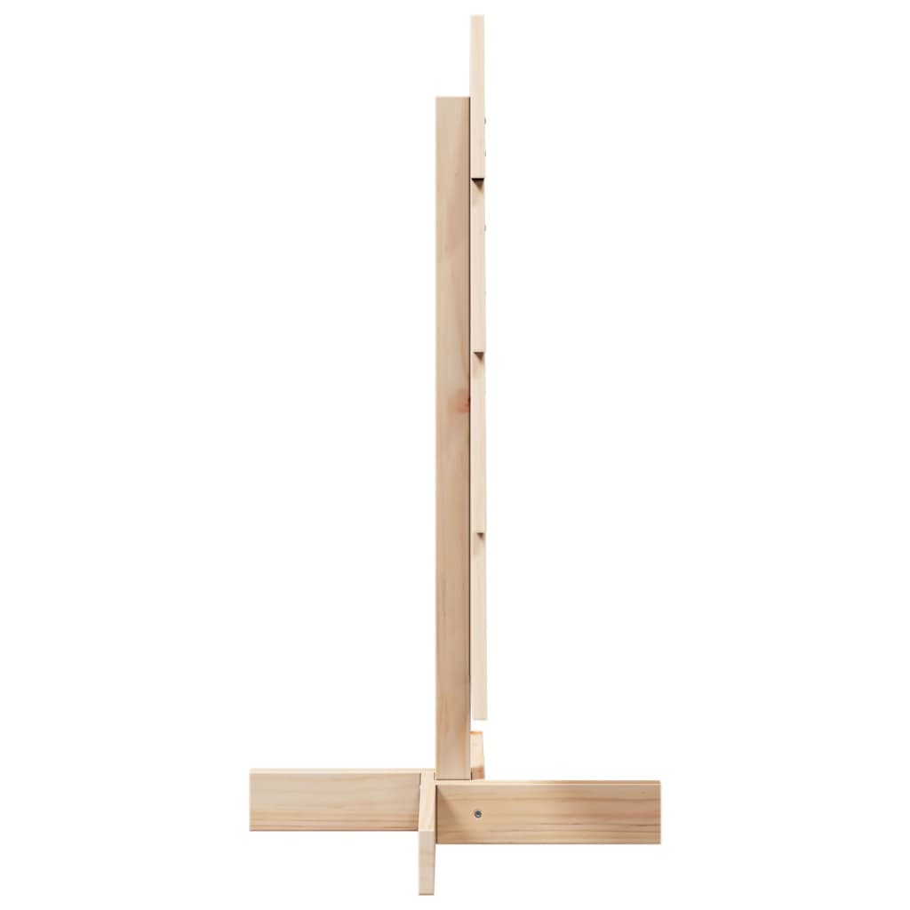 vidaXL Árbol de Navidad de madera de adorno madera maciza pino 80 cm