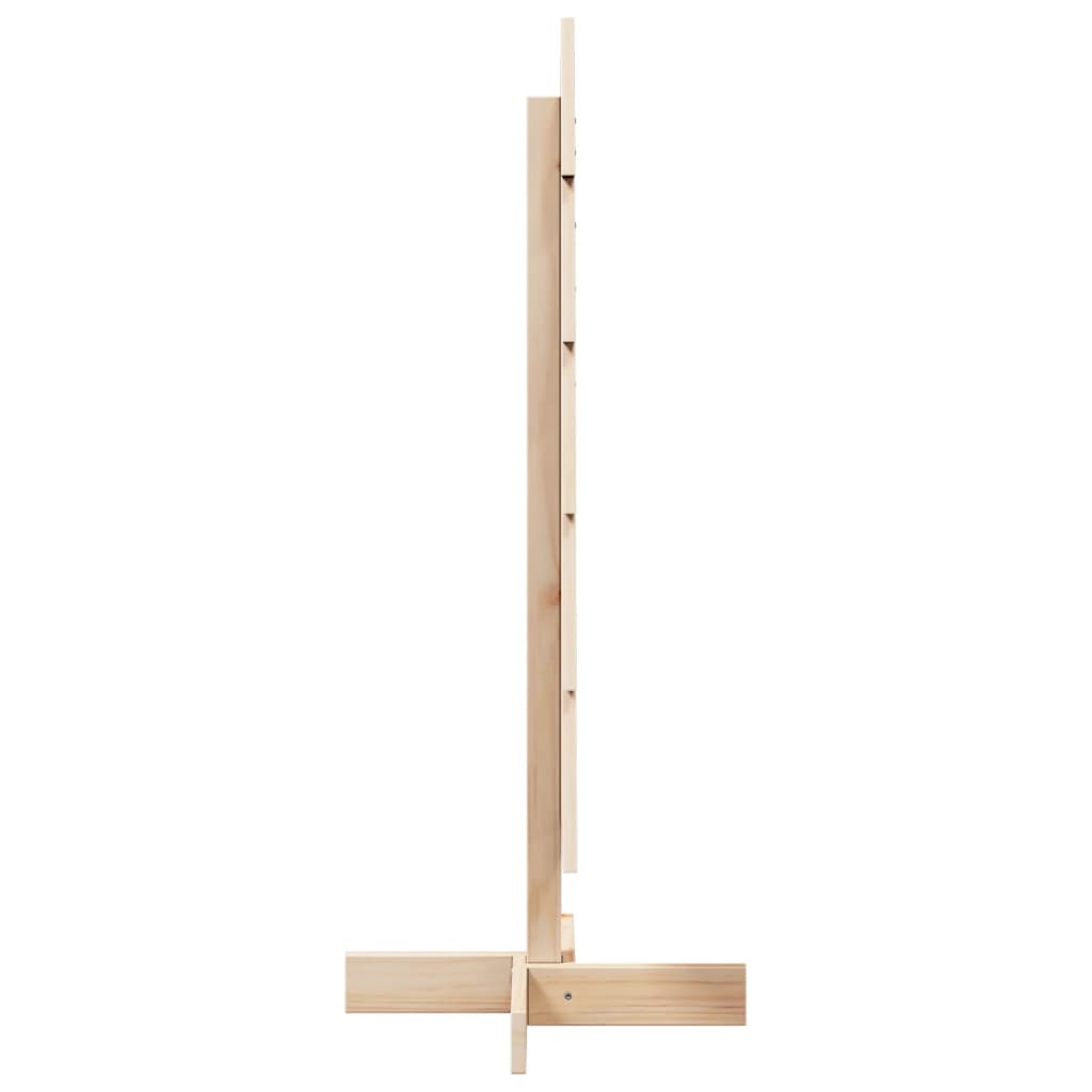 vidaXL Árbol de Navidad de madera de adorno madera maciza pino 100 cm