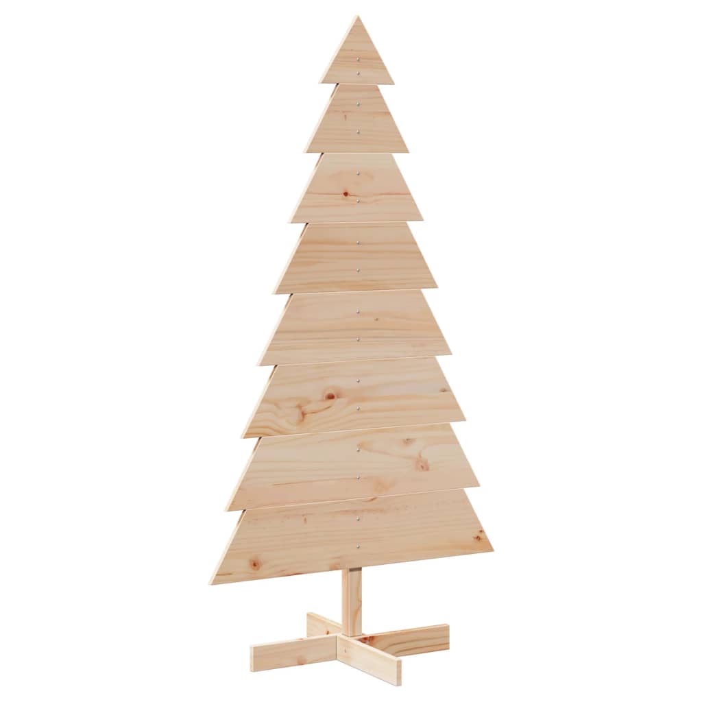 vidaXL Árbol de Navidad de madera de adorno madera maciza pino 150 cm