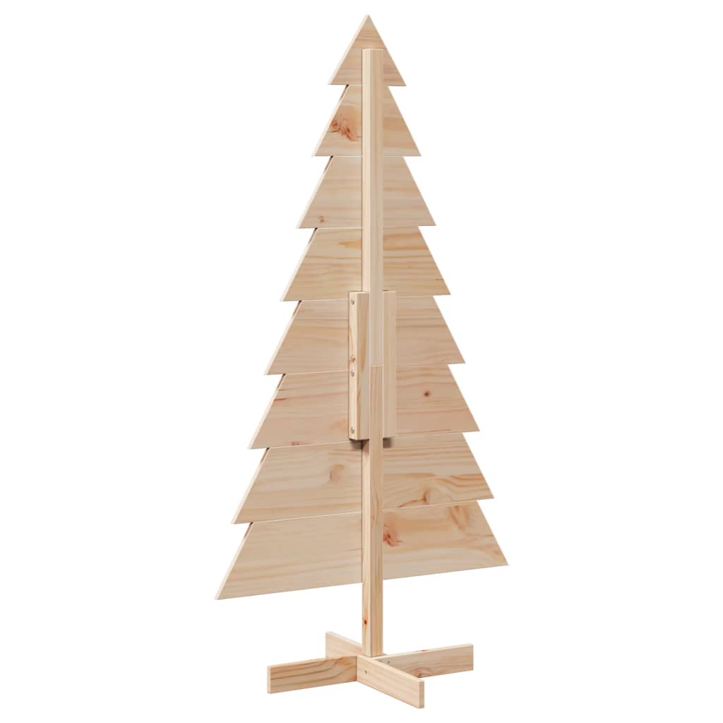 vidaXL Árbol de Navidad de madera de adorno madera maciza pino 150 cm