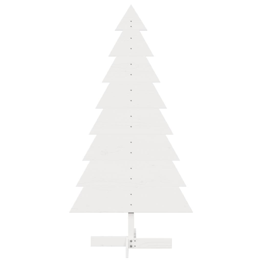 vidaXL Árbol de Navidad de adorno madera maciza pino blanco 150 cm