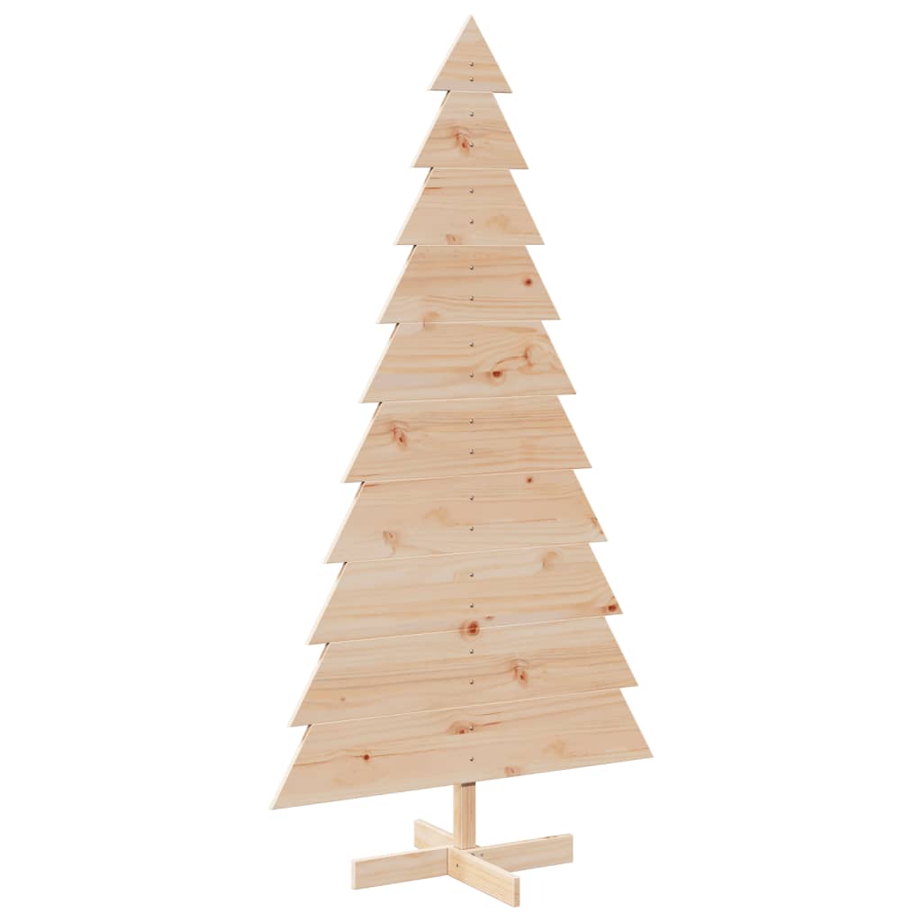 vidaXL Árbol de Navidad de madera de adorno madera maciza pino 180 cm