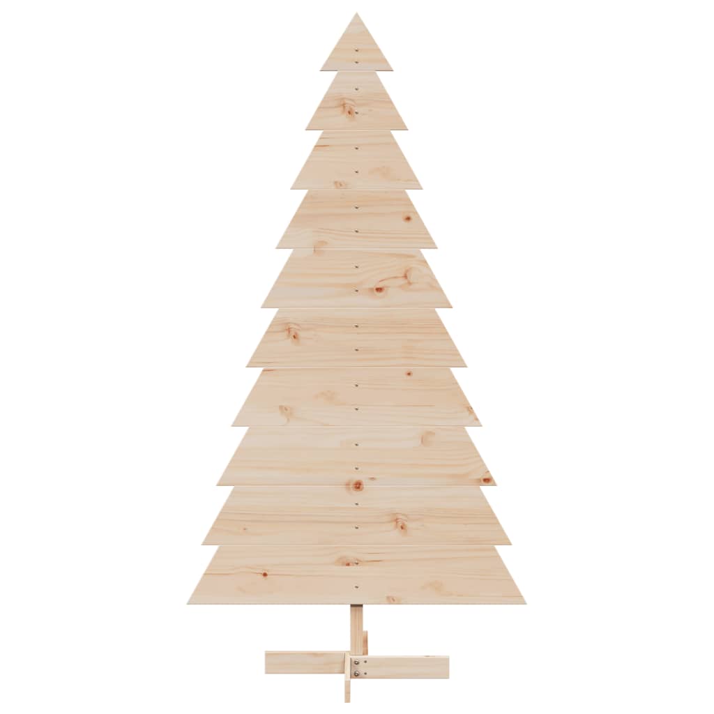 vidaXL Árbol de Navidad de madera de adorno madera maciza pino 180 cm