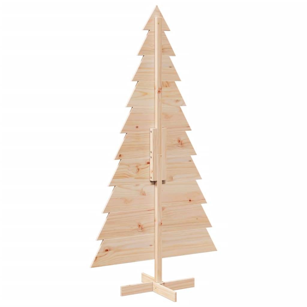 vidaXL Árbol de Navidad de madera de adorno madera maciza pino 180 cm