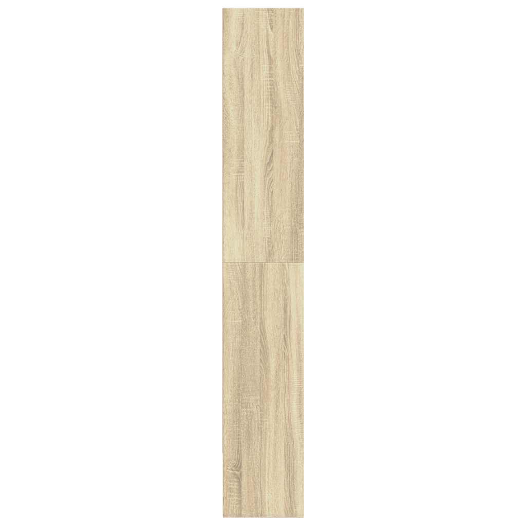 vidaXL Estantería madera ingeniería color roble 80x30x189cm