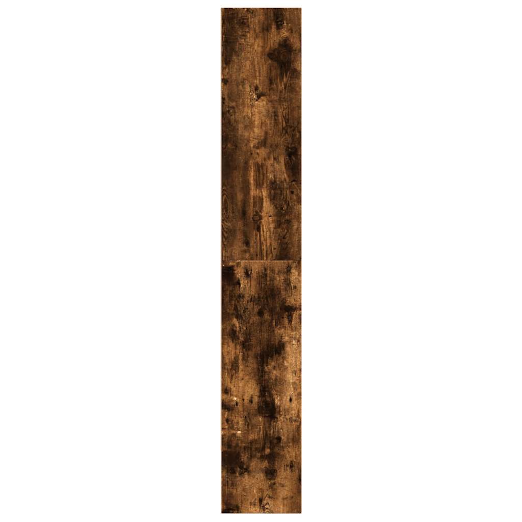 vidaXL Estantería madera ingeniería color roble ahumado 80x30x189 cm