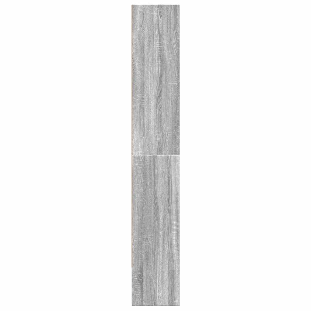 vidaXL Estantería madera ingeniería gris Sonoma 80x30x189cm