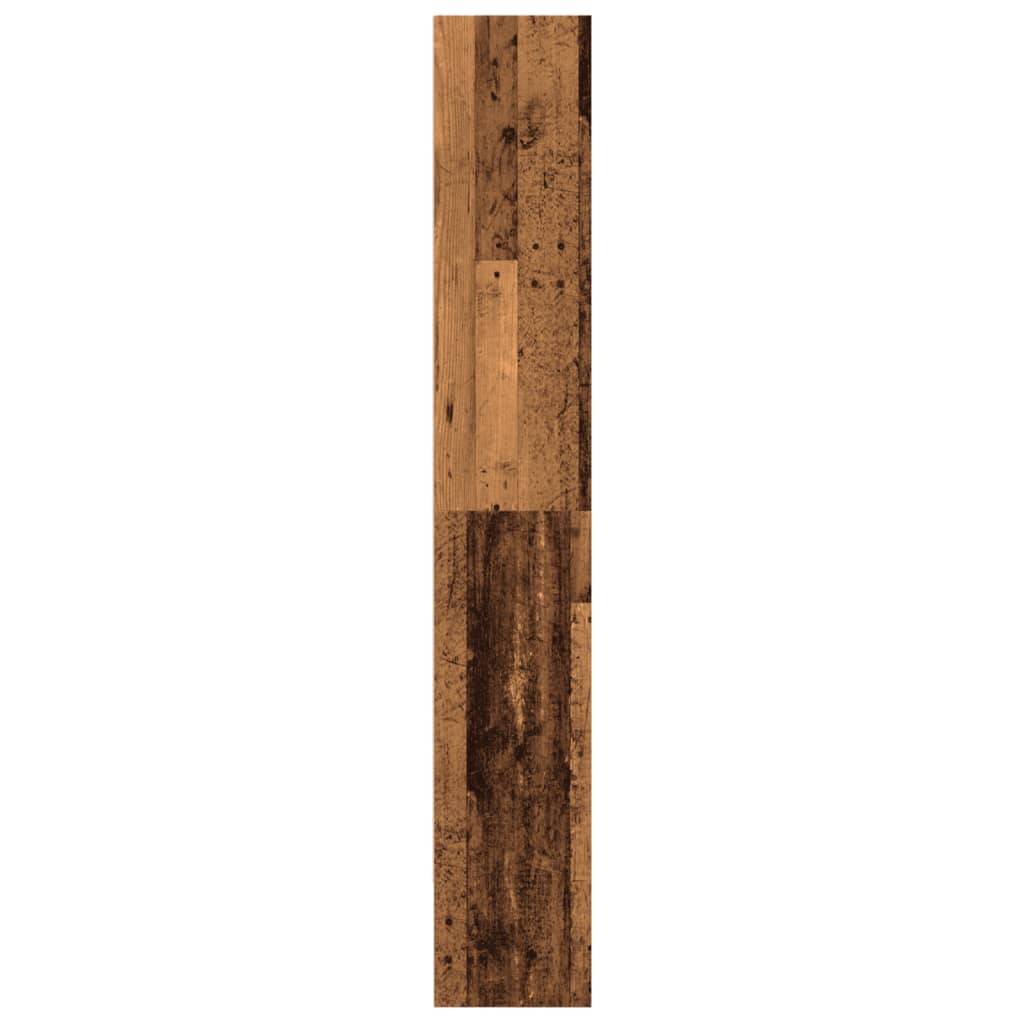 vidaXL Estantería madera ingeniería madera envejecida 80x30x189 cm