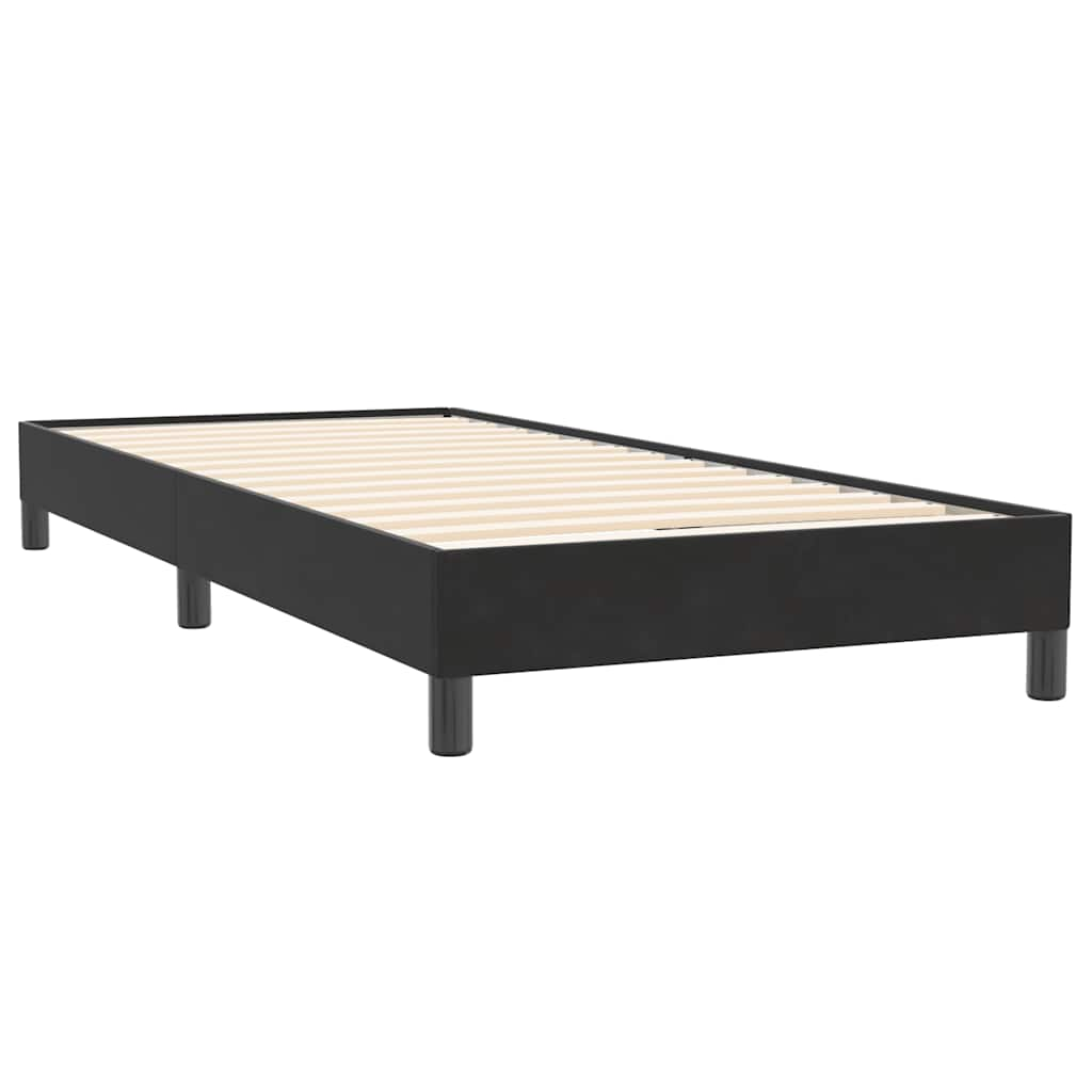 vidaXL Cama box spring con colchón terciopelo gris oscuro 120x210 cm