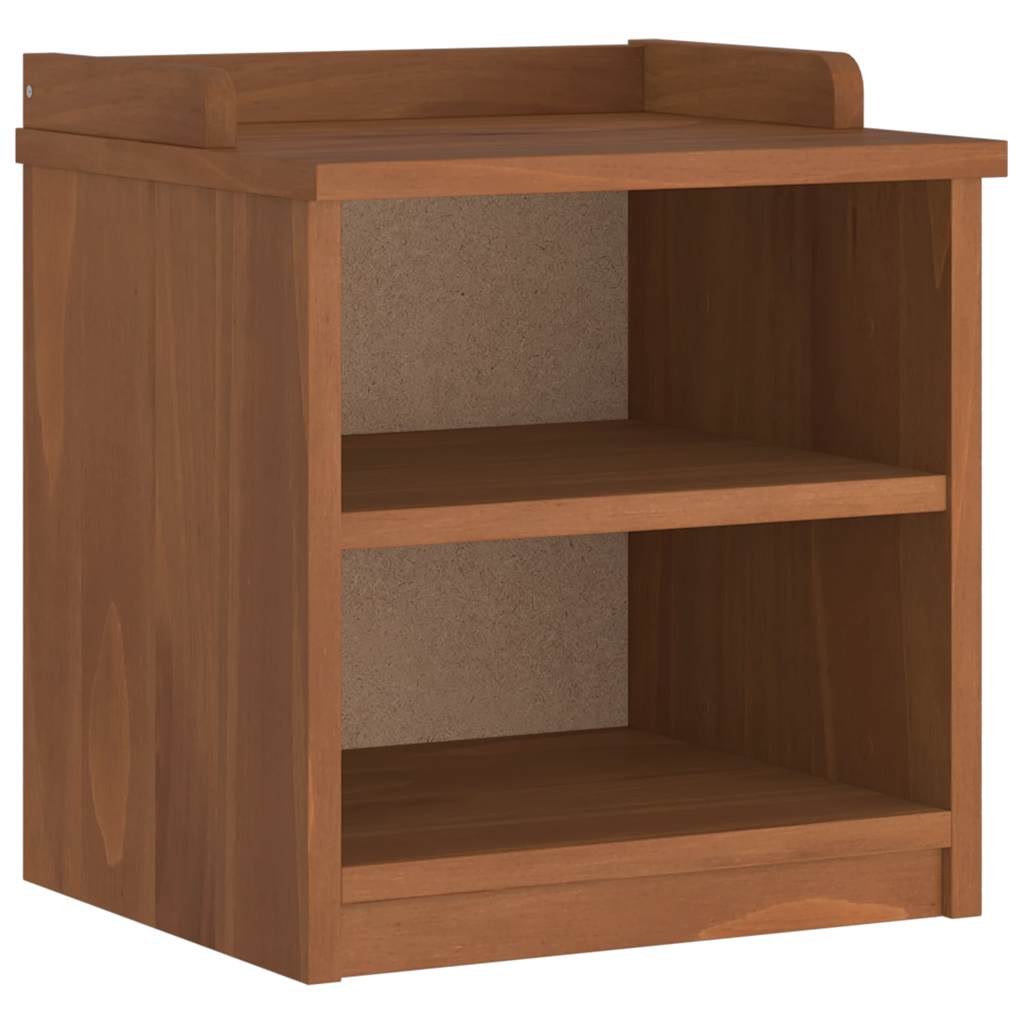 vidaXL Banco de recibidor SANDNES madera maciza de pino 45x40x50 cm