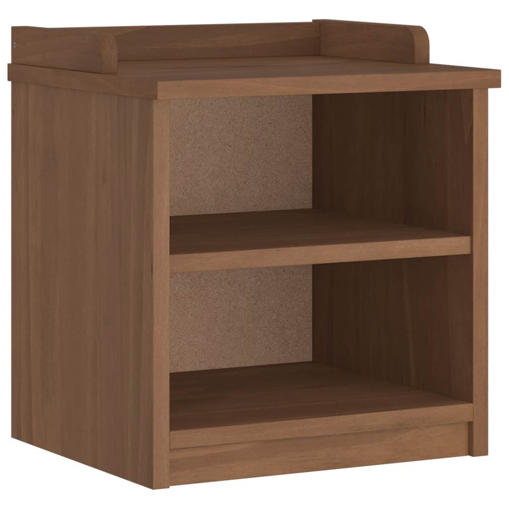 vidaXL Banco de recibidor SANDNES madera maciza de pino 45x40x50 cm