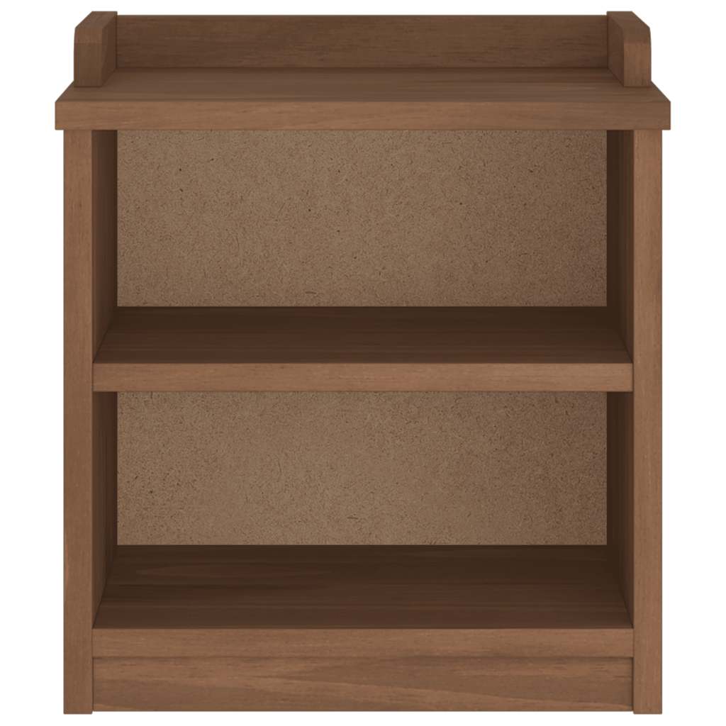 vidaXL Banco de recibidor SANDNES madera maciza de pino 45x40x50 cm