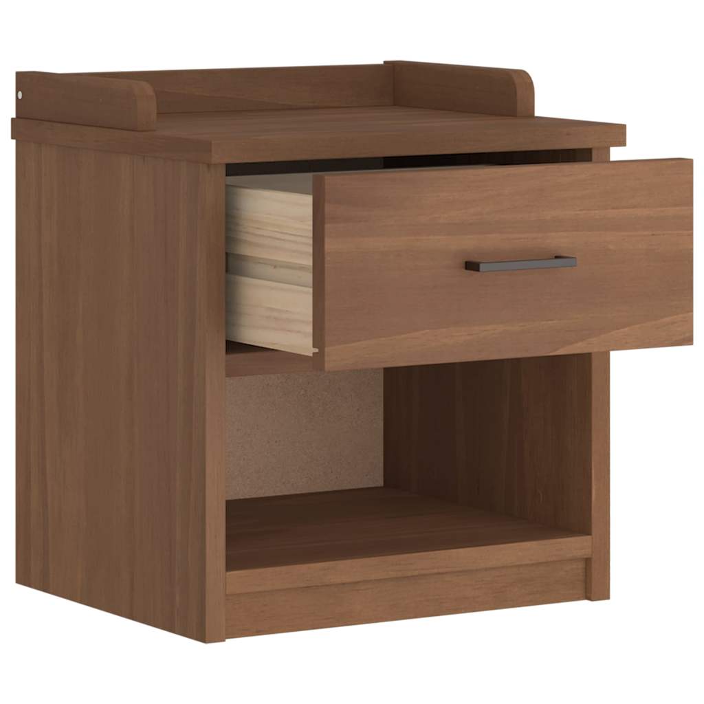 vidaXL Banco de recibidor SANDNES madera maciza de pino 45x40x50 cm