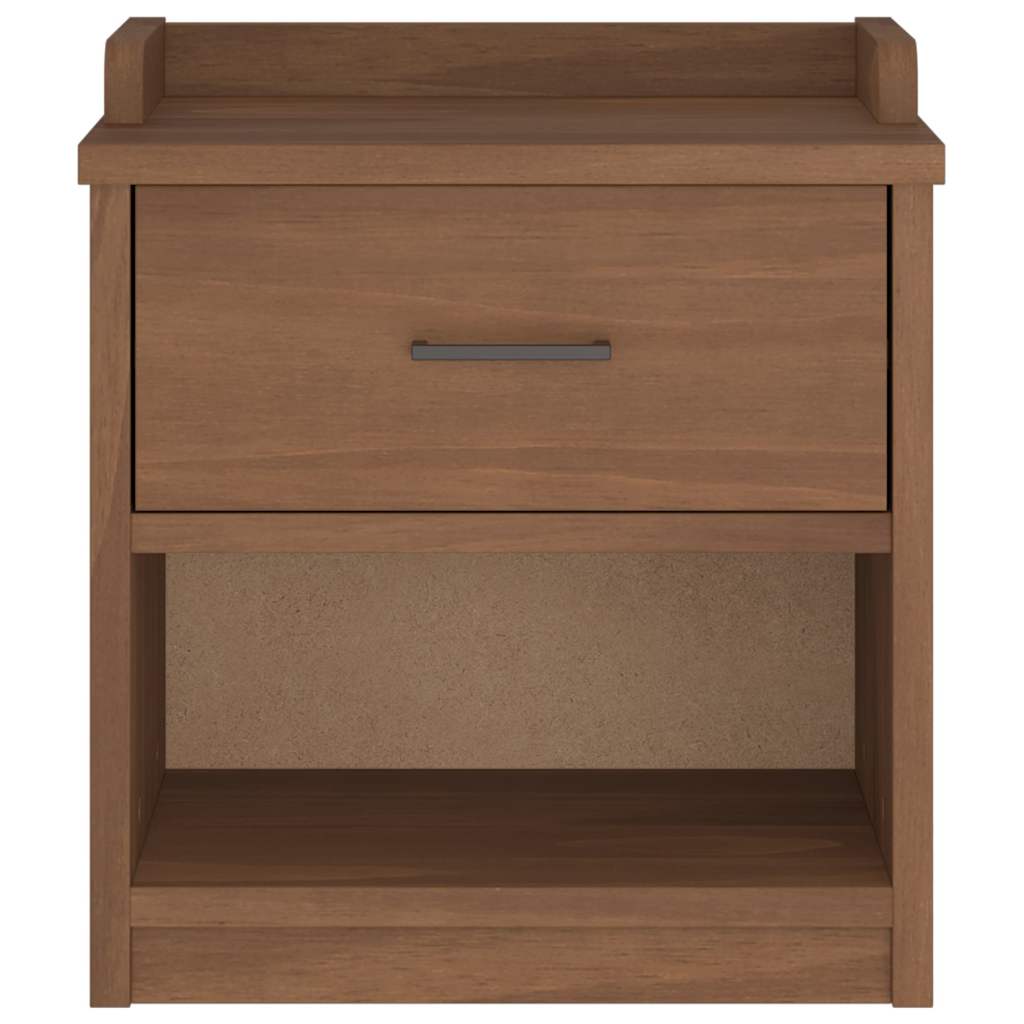 vidaXL Banco de recibidor SANDNES madera maciza de pino 45x40x50 cm