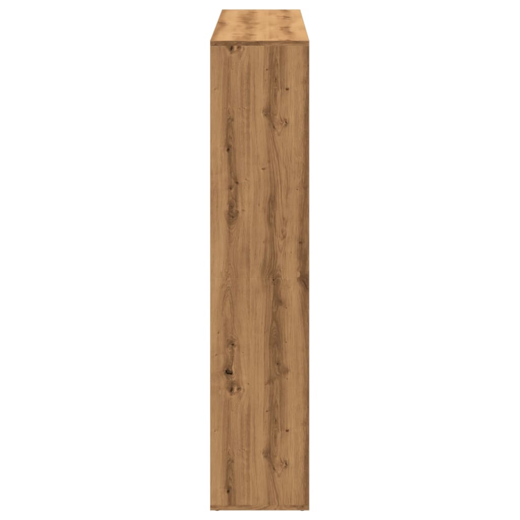 vidaXL Estantería madera de ingeniería roble artisian 137,5x29x137,5cm