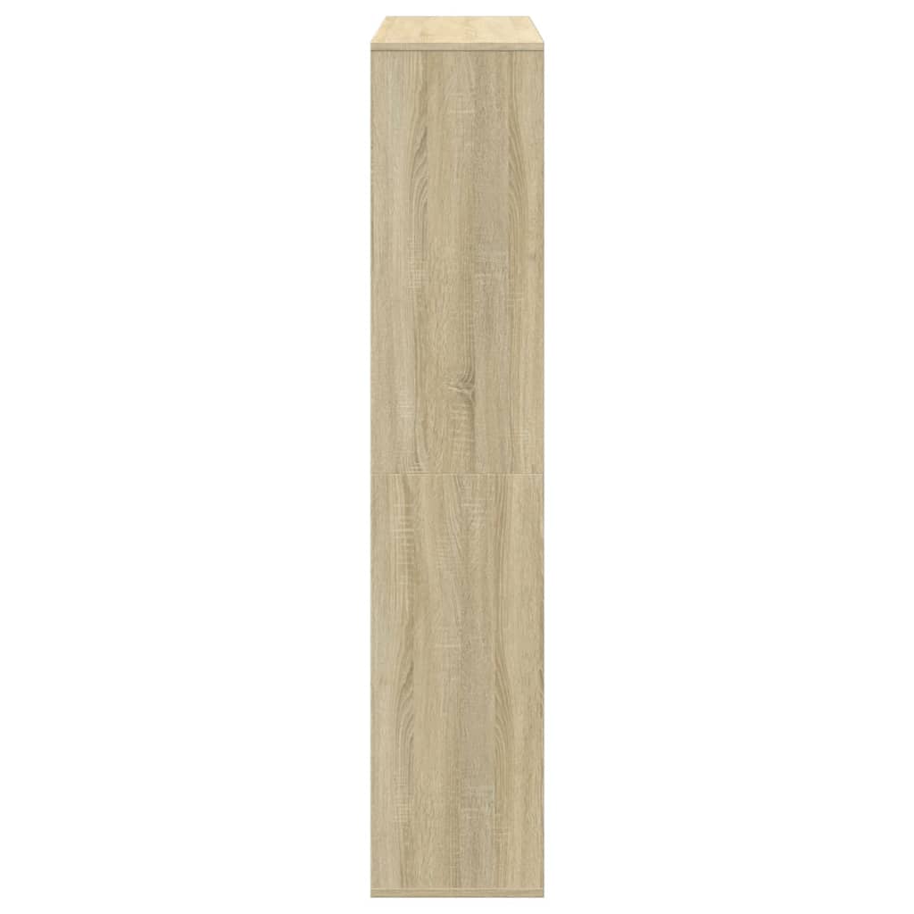 vidaXL Estantería de madera de ingeniería roble Sonoma 102x29x143 cm