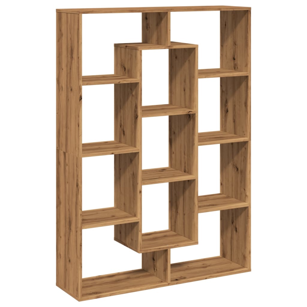 vidaXL Estantería madera de ingeniería roble artisian 137,5x29x137,5cm