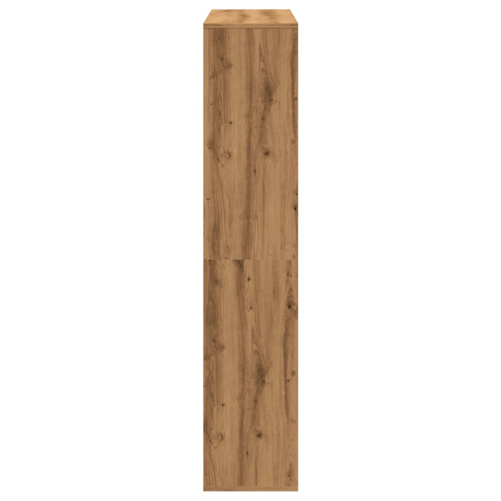 vidaXL Estantería madera de ingeniería roble artisian 137,5x29x137,5cm