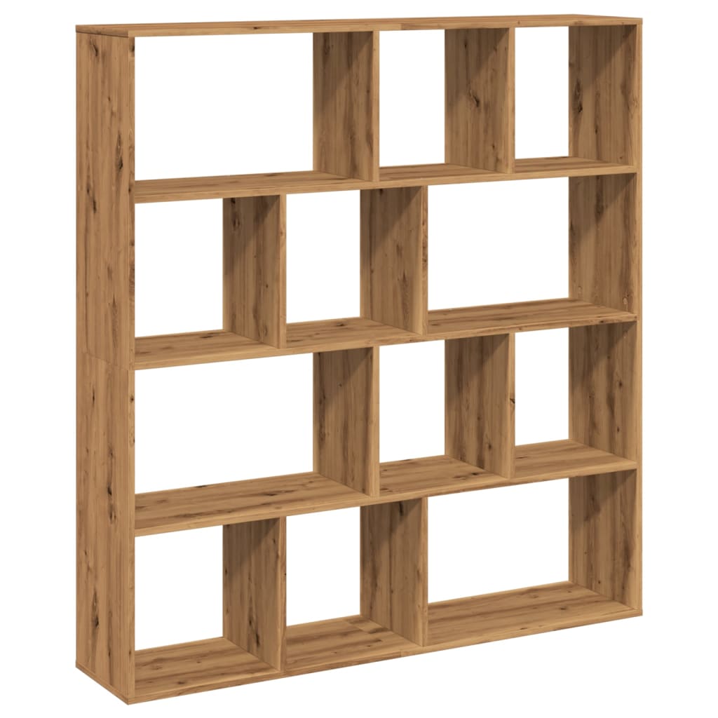 vidaXL Estantería madera de ingeniería roble artisian 132x29x141,5 cm