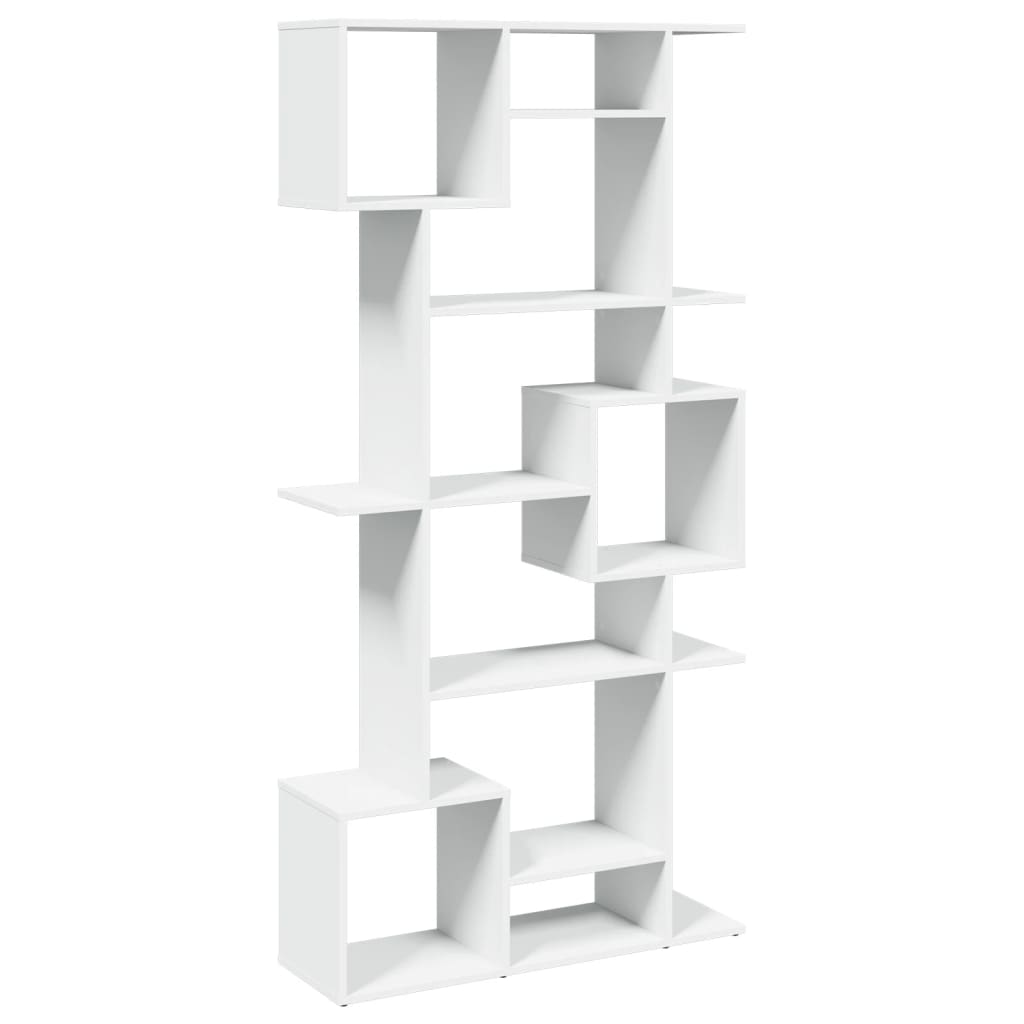 vidaXL Estantería librería madera de ingeniería blanca 92x29x188 cm