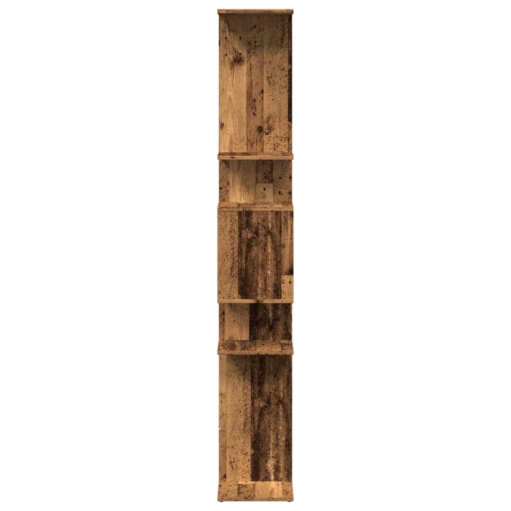 vidaXL Estantería de madera de ingeniería roble ahumado 92x29x188 cm