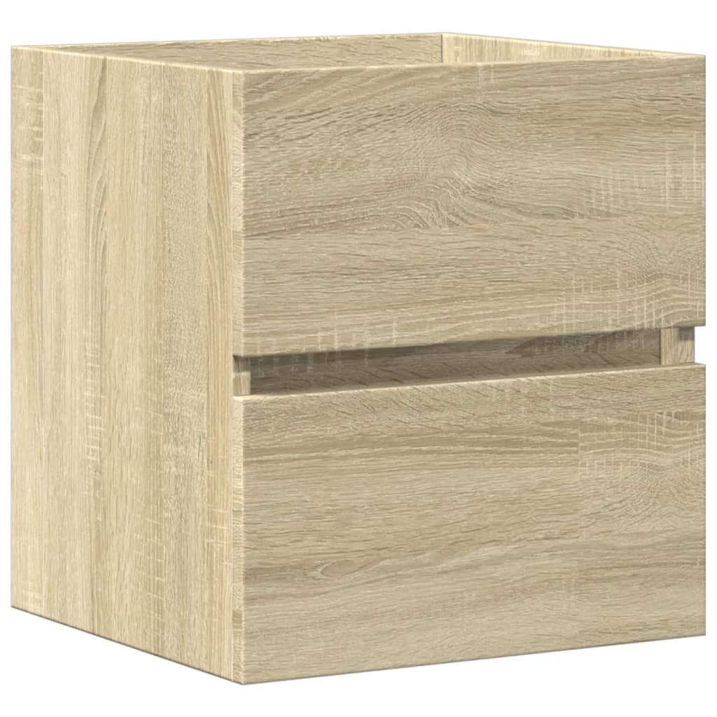 vidaXL Armario de lavabo madera ingeniería roble Sonoma 41x38,5x45 cm