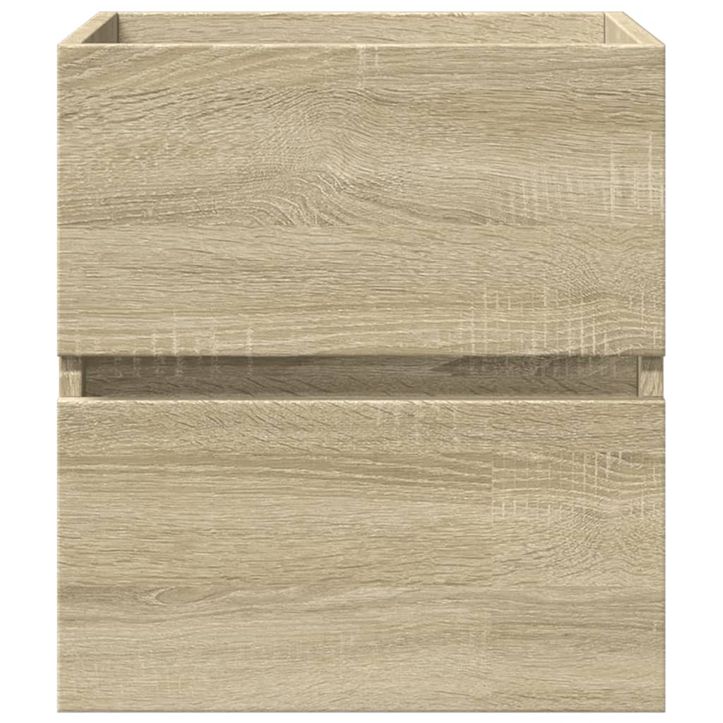 vidaXL Armario de lavabo madera ingeniería roble Sonoma 41x38,5x45 cm