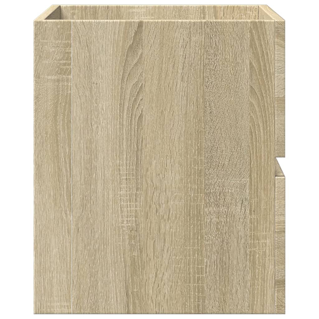 vidaXL Armario de lavabo madera ingeniería roble Sonoma 41x38,5x45 cm