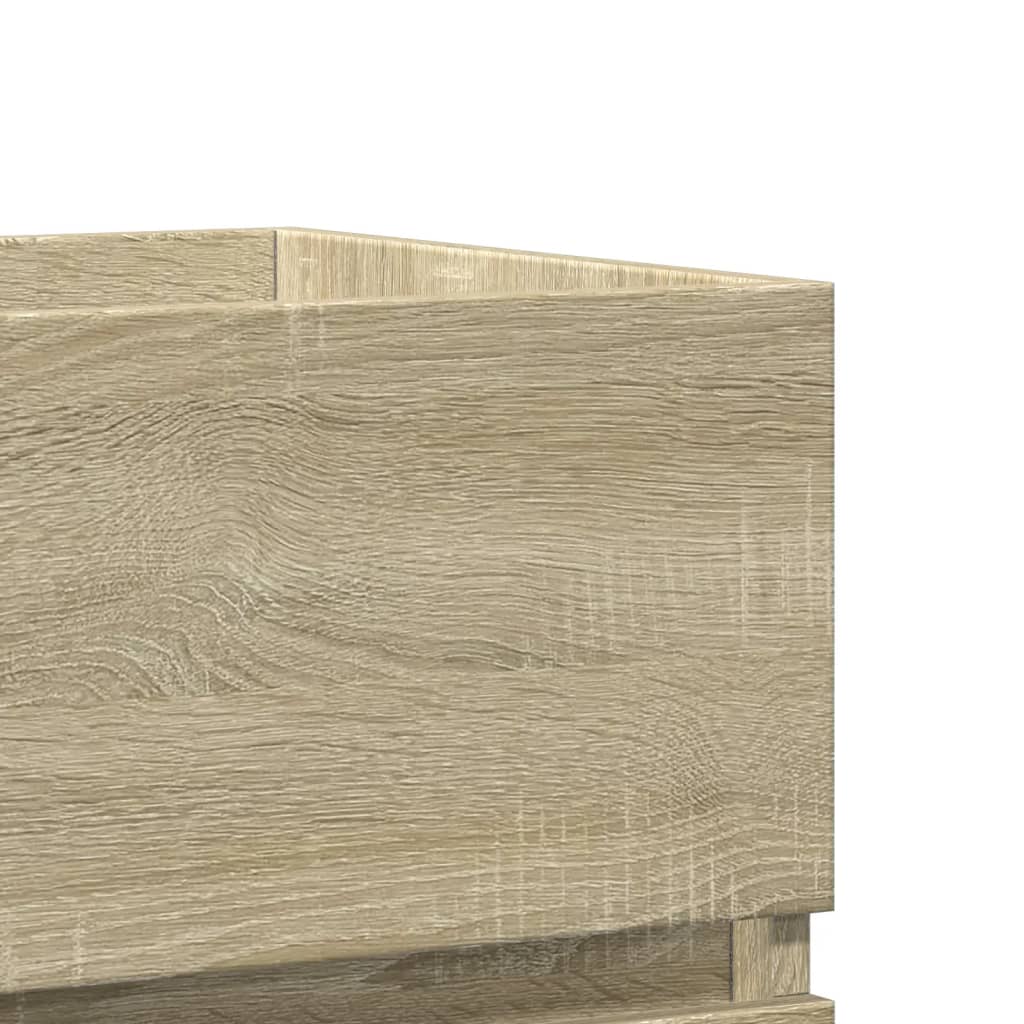 vidaXL Armario de lavabo madera ingeniería roble Sonoma 41x38,5x45 cm