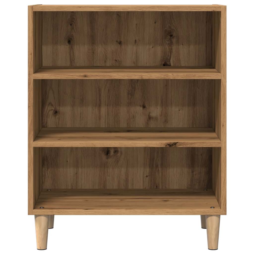 vidaXL Aparador de madera de ingeniería roble artisan 57x35x75 cm