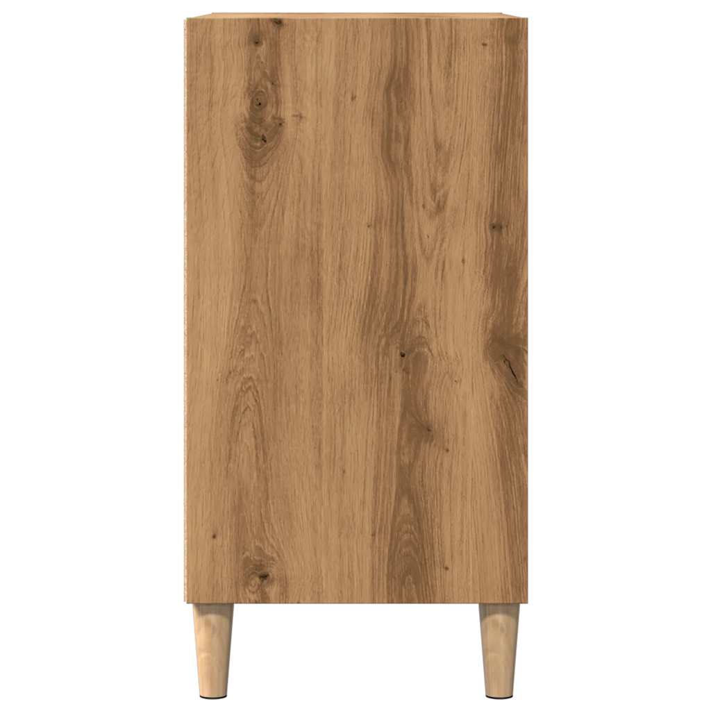 vidaXL Aparador de madera de ingeniería roble artisan 57x35x75 cm