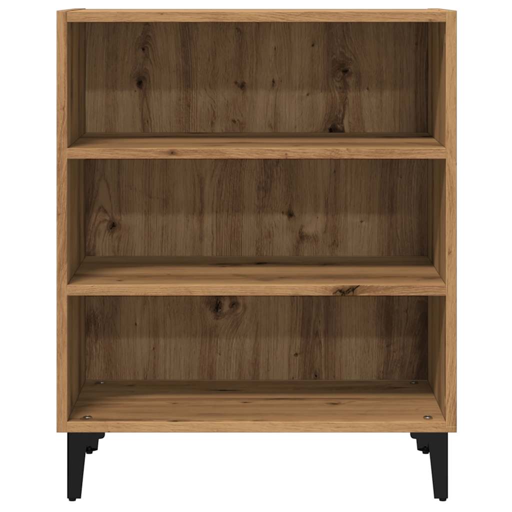 vidaXL Aparador de madera de ingeniería roble artisan 57x35x75 cm