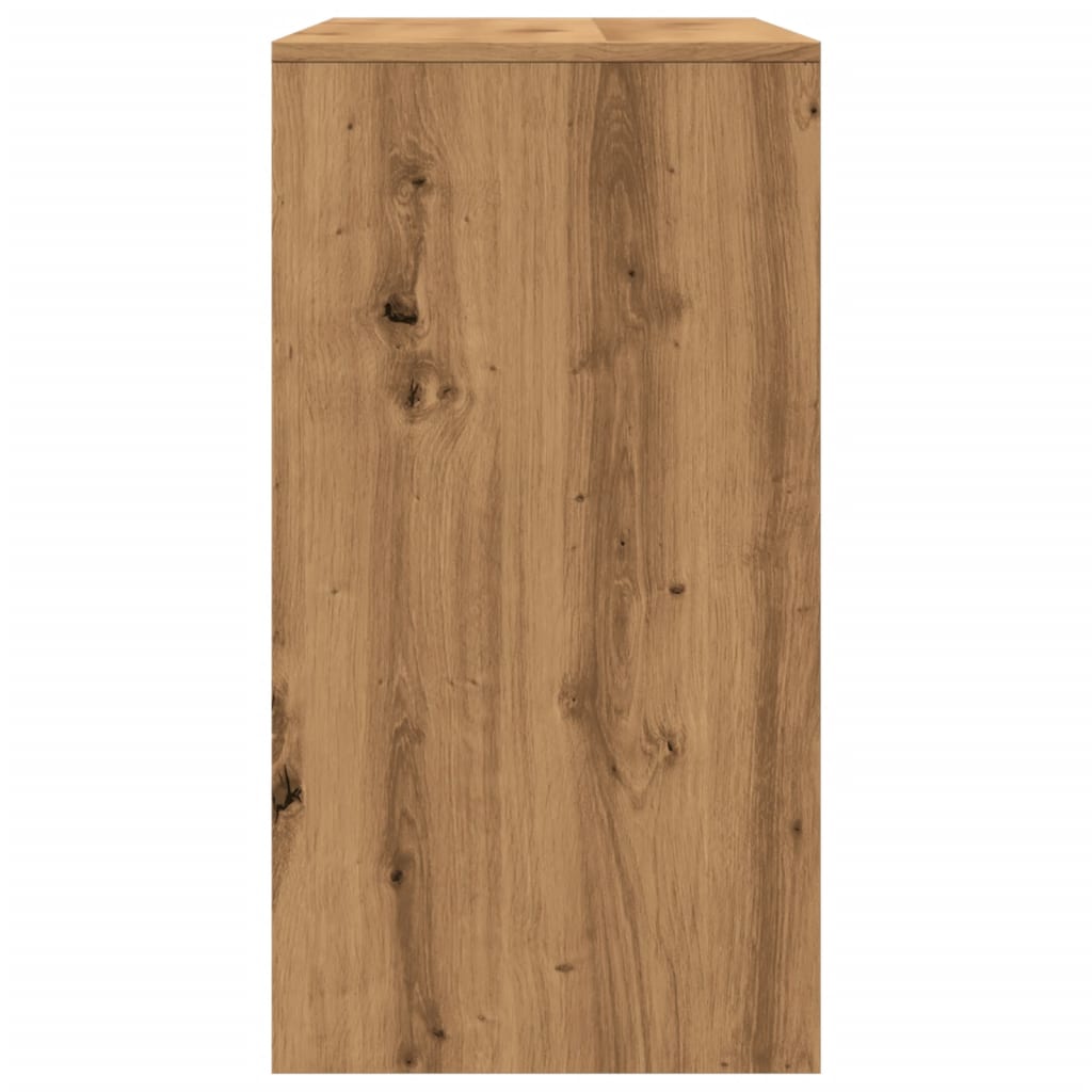 vidaXL Mesa consola madera de ingeniería roble artesanal 89x41x76,5 cm