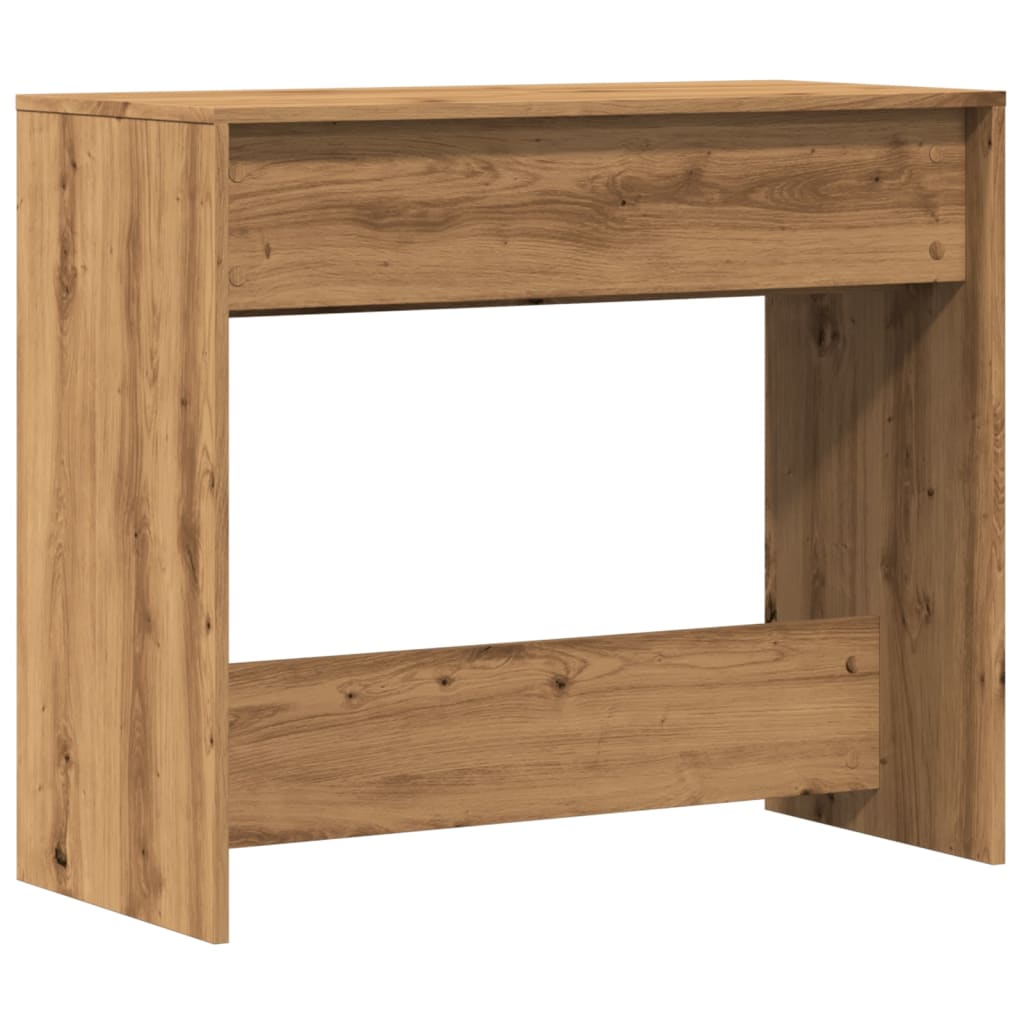 vidaXL Mesa consola madera de ingeniería roble artesanal 89x41x76,5 cm