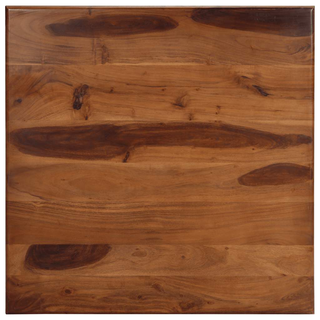 vidaXL Mesa de comedor madera maciza de acacia 80x80x77 cm