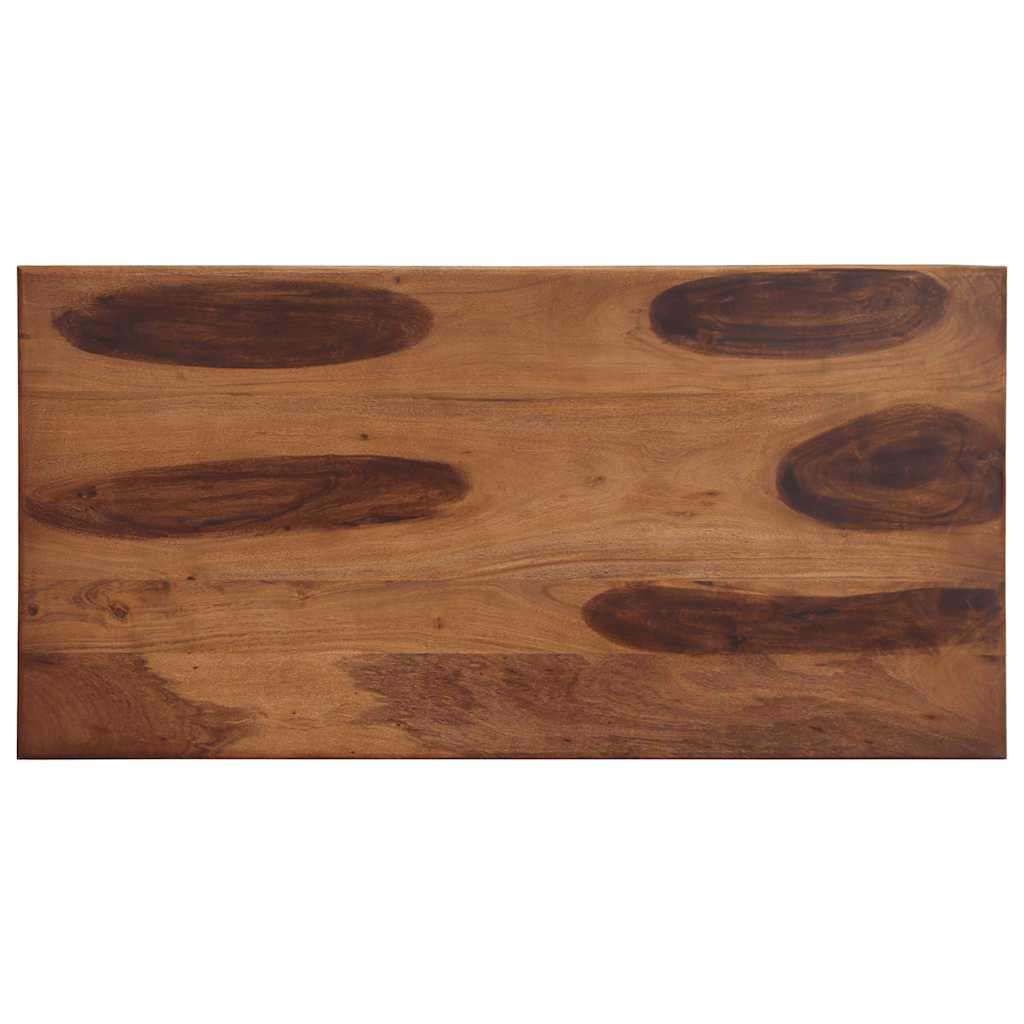 vidaXL Mesa de comedor madera maciza de acacia 120x60x77 cm