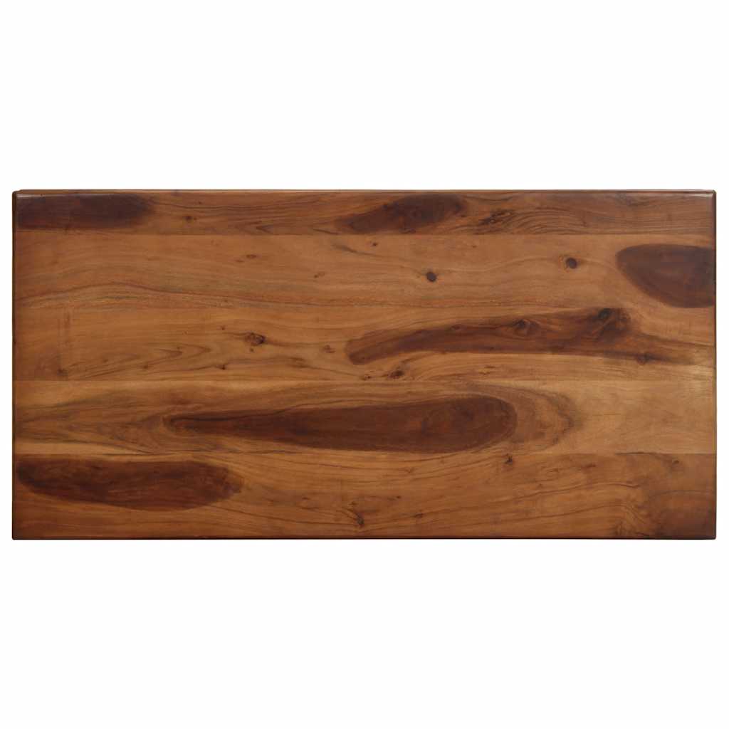 vidaXL Mesa alta de madera maciza de acacia 120x60x107 cm