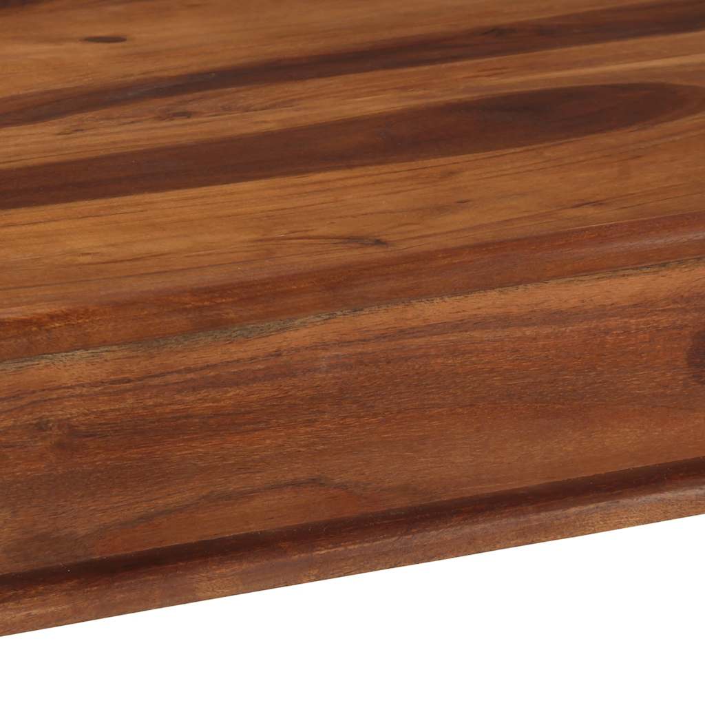 vidaXL Mesa alta de madera maciza de acacia 120x60x107 cm