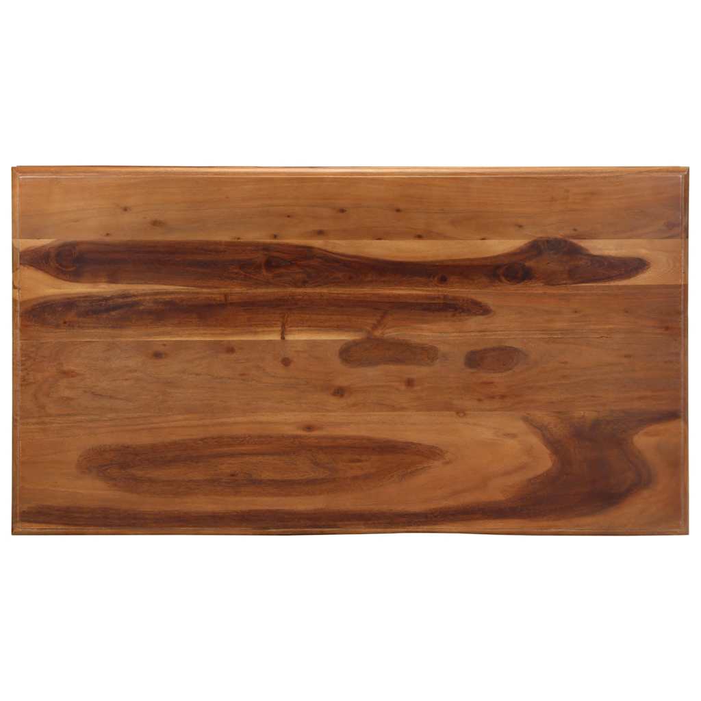 vidaXL Mesa de centro de madera maciza 110x60x40 cm acacia