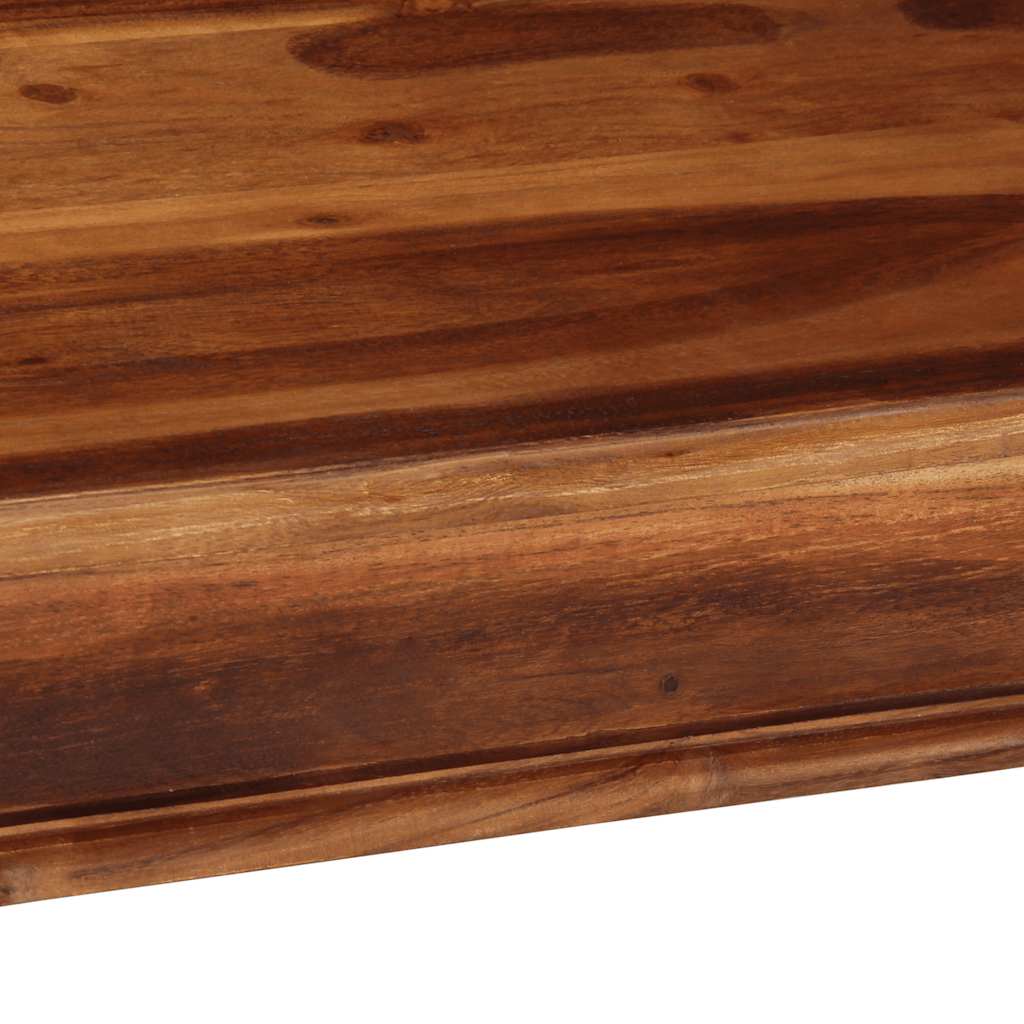 vidaXL Mesa de centro de madera maciza 110x60x40 cm acacia