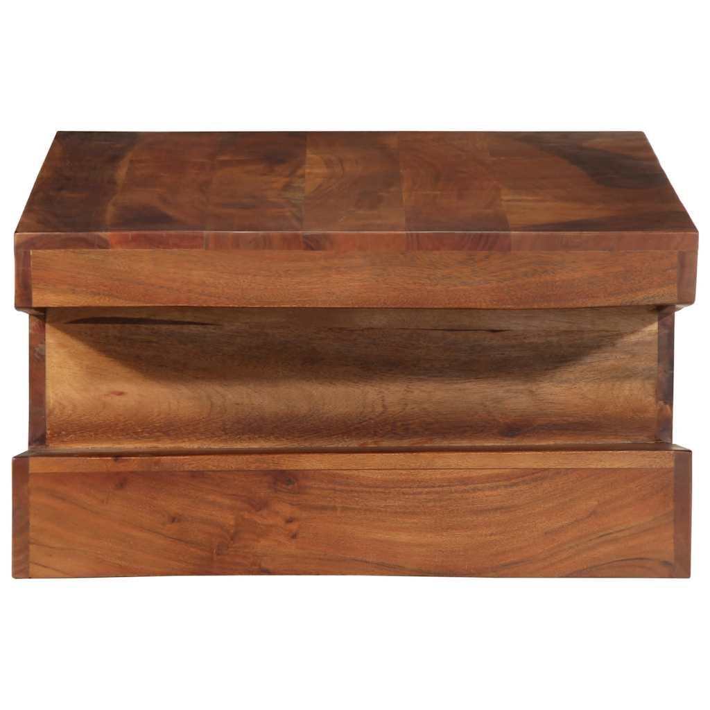 vidaXL Mesa de centro de madera maciza 90x60x30 cm acacia