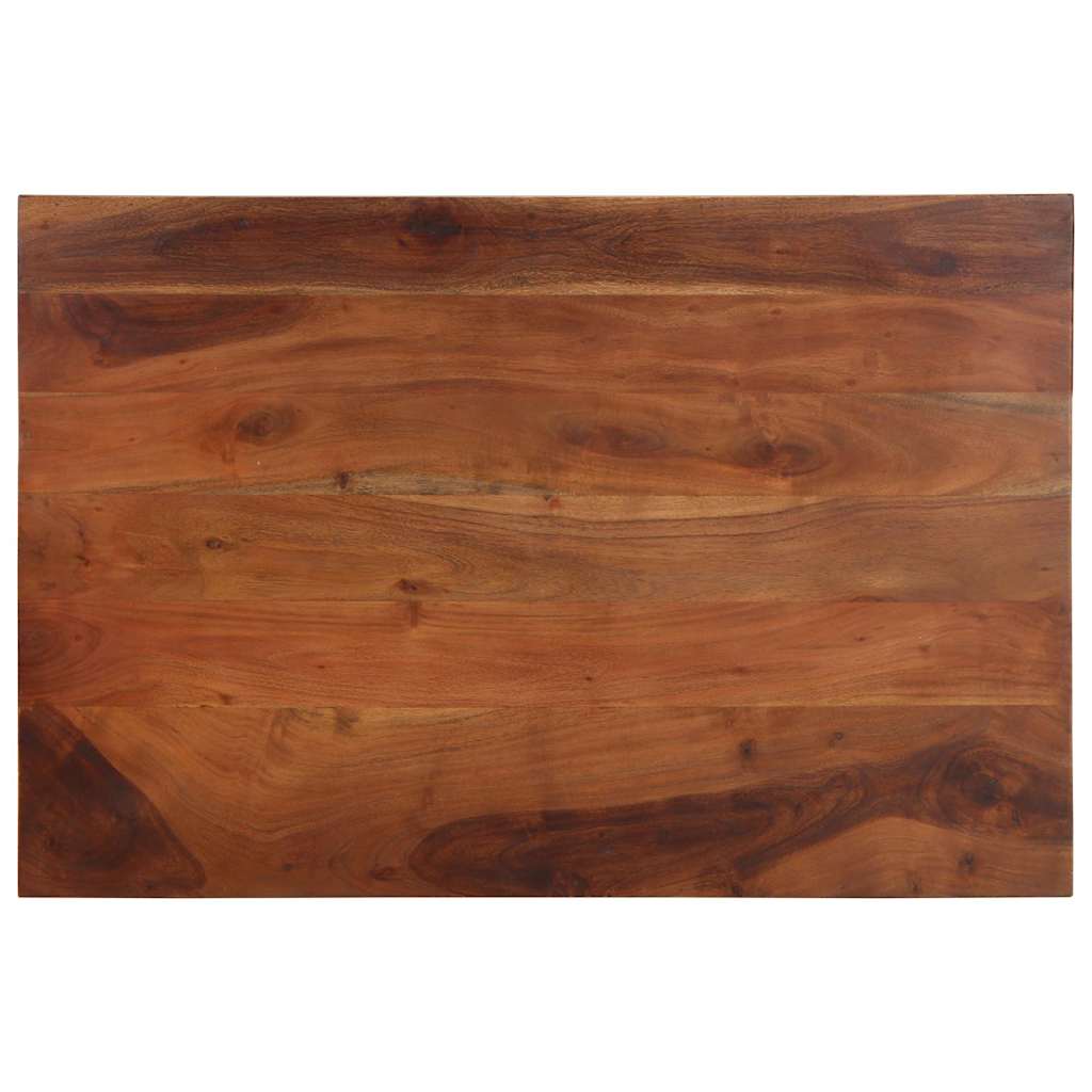 vidaXL Mesa de centro de madera maciza 90x60x30 cm acacia