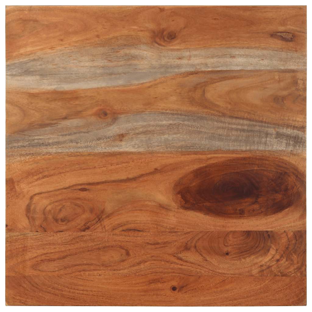 vidaXL Mesa de centro madera maciza de acacia 60x60x35 cm