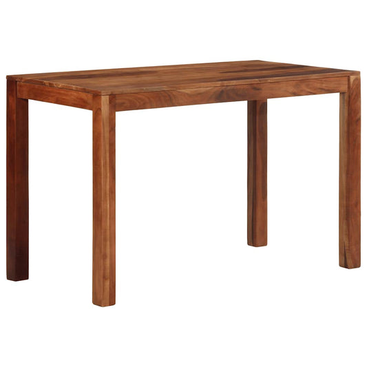 vidaXL Mesa de comedor madera maciza 120x60x76 cm acacia