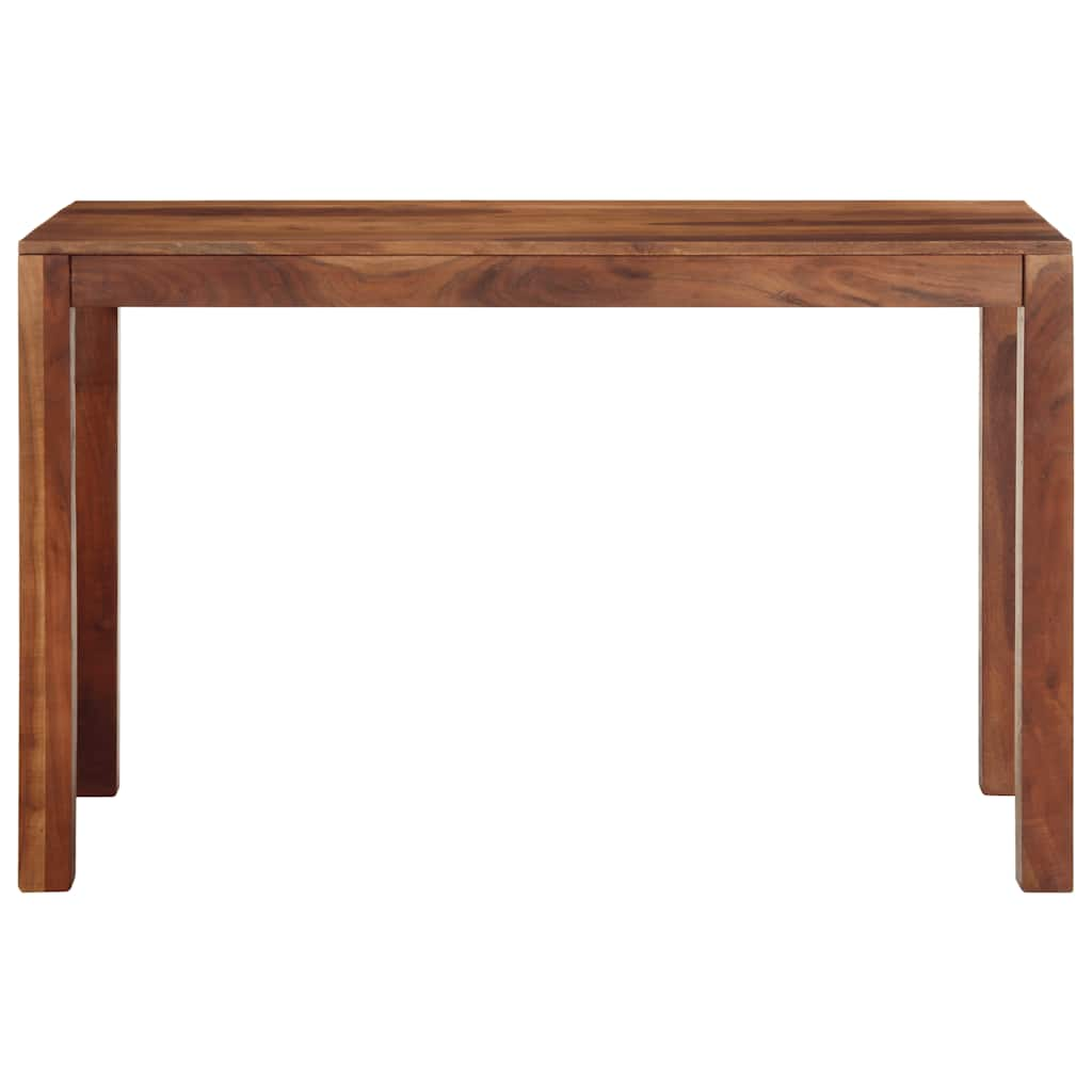 vidaXL Mesa de comedor madera maciza 120x60x76 cm acacia