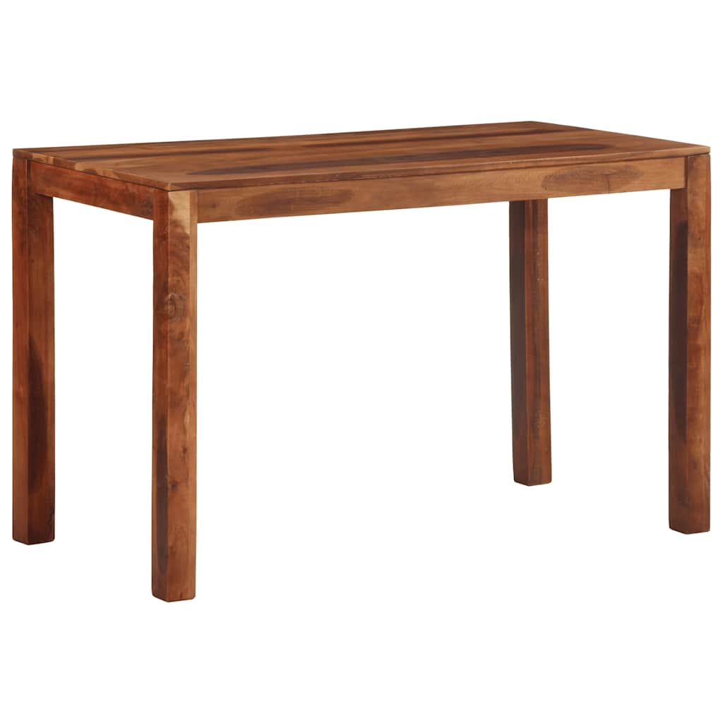 vidaXL Mesa de comedor madera maciza 120x60x76 cm acacia