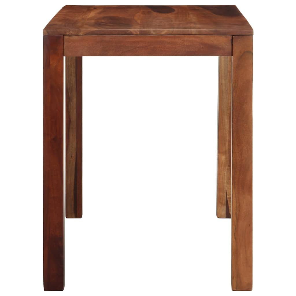 vidaXL Mesa de comedor madera maciza 120x60x76 cm acacia