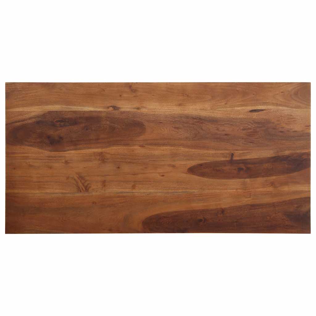 vidaXL Mesa de comedor madera maciza 120x60x76 cm acacia