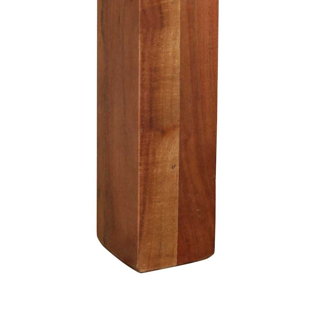 vidaXL Mesa de comedor madera maciza 120x60x76 cm acacia