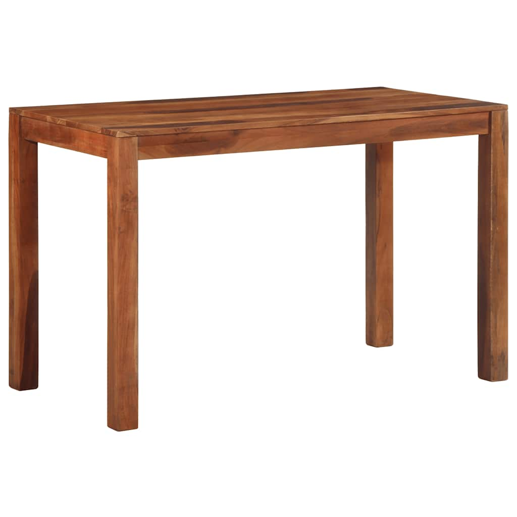 vidaXL Mesa de comedor madera maciza 120x60x76 cm acacia